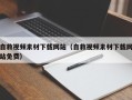 青海自救视频素材下载网站（自救视频素材下载网站免费）
